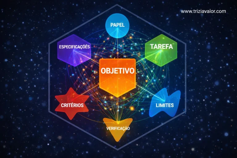 estrutura lógica de um prompt profissional na inteligência artificial