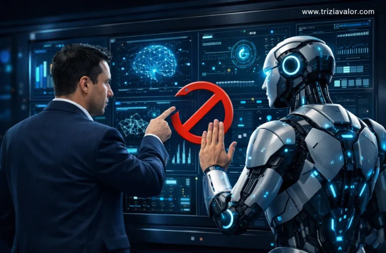 o humano define com clareza o que a IA não deve fazer no trabalho profissional