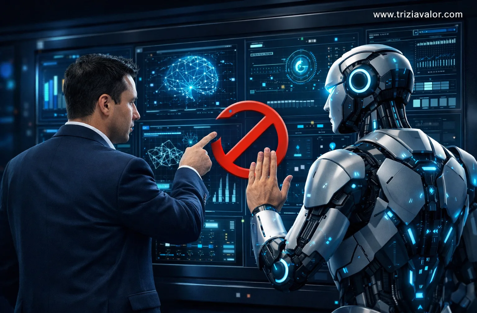 o humano define com clareza o que a IA não deve fazer no trabalho profissional