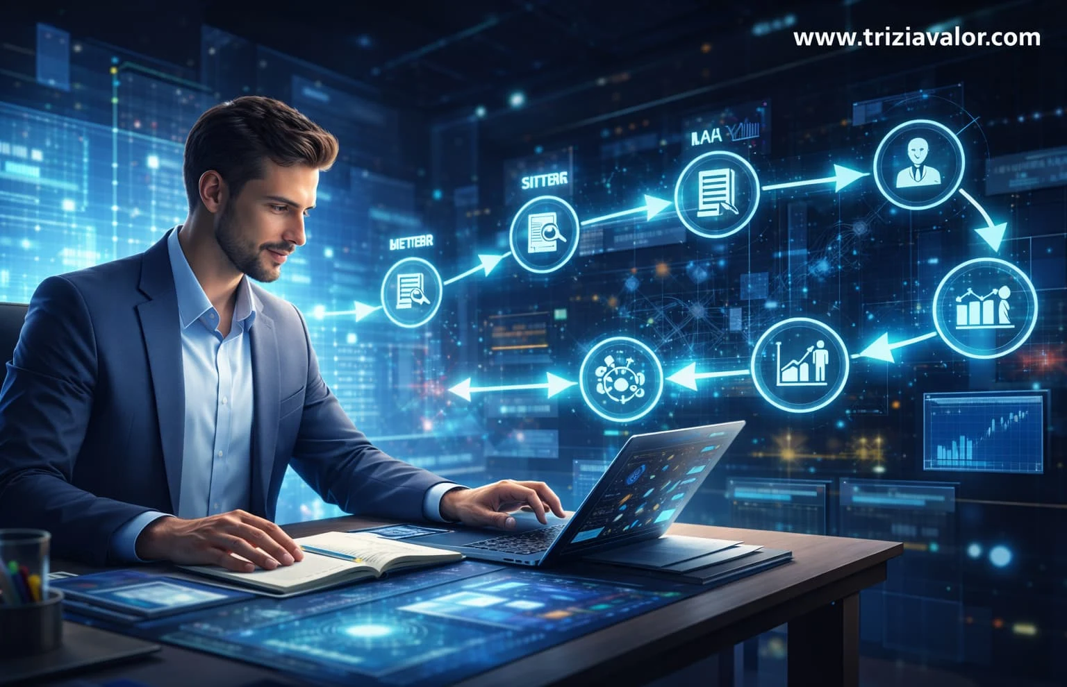 IA para inteligência profissional ampliando capacidade analítica no trabalho