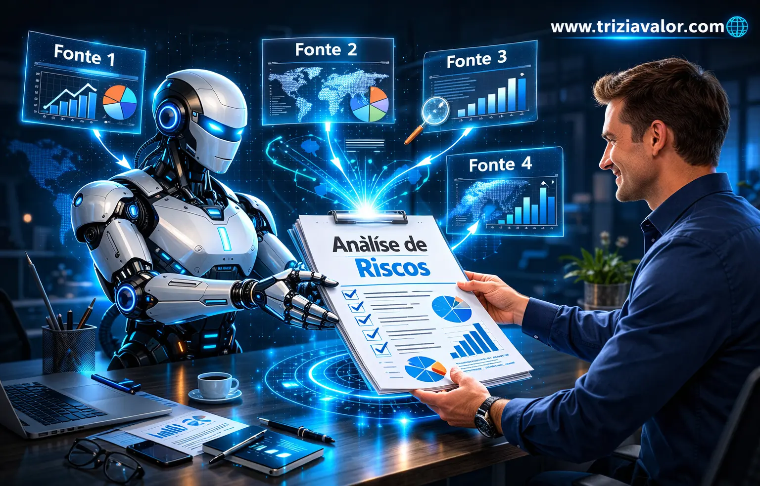 IA para síntese de informação no trabalho integrando conteúdos de múltiplas fontes