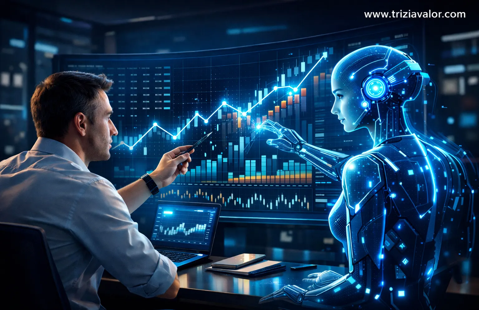 IA para análise de tendências no trabalho identificando padrões em dados