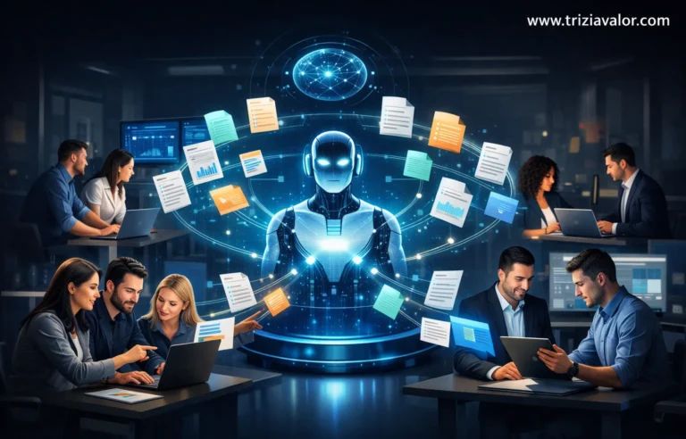 IA para organização de conhecimento em equipes estruturando experiência coletiva