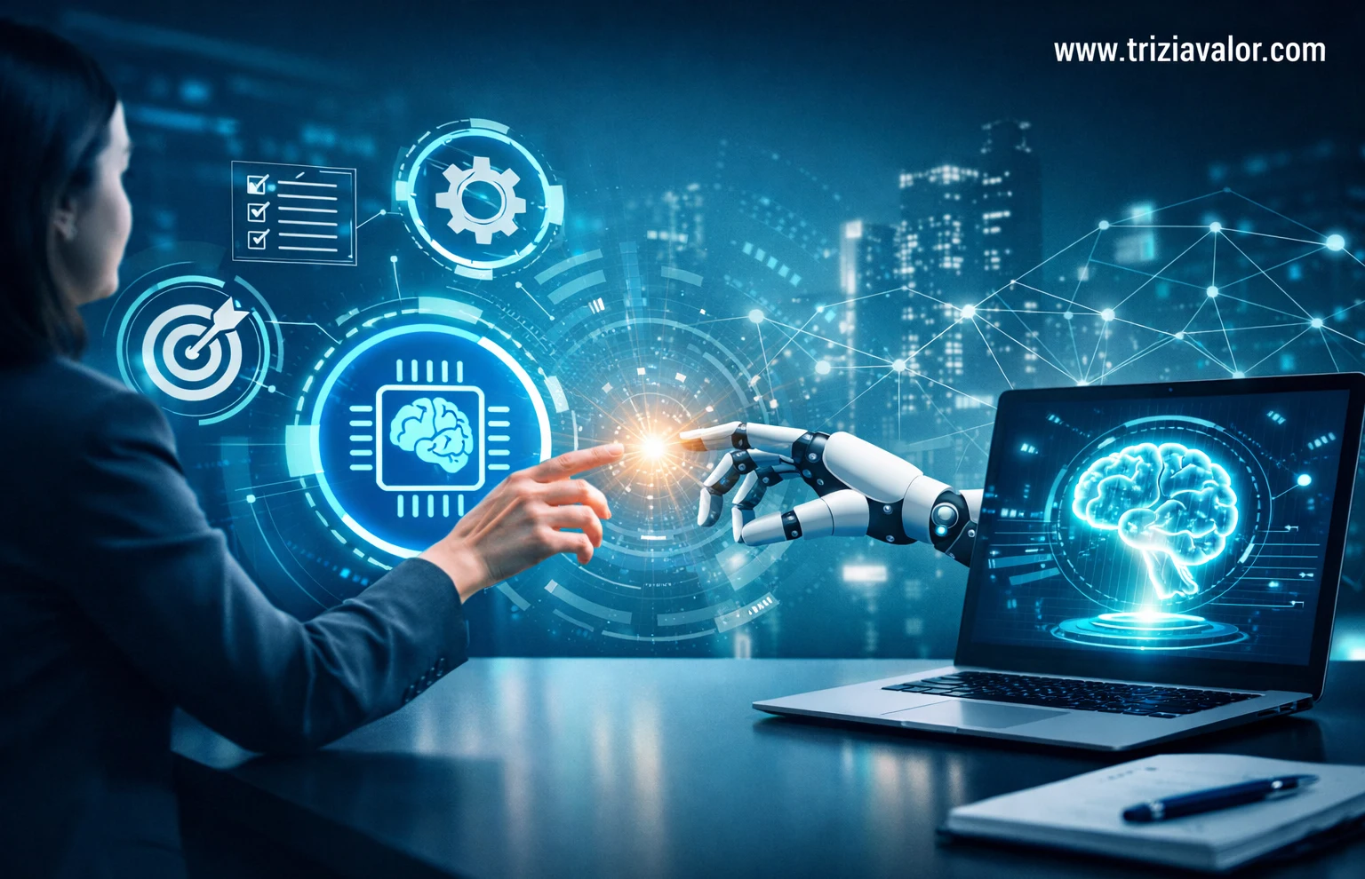 profissional utilizando inteligência artificial com o método de treinamento em ia para profissionais no brasil