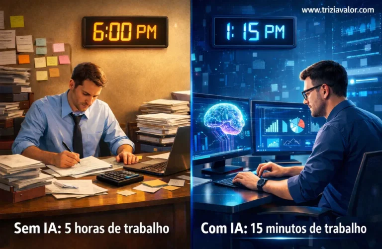 Profissionais que usam inteligência artificial no trabalho tornam-se muito mais produtivos