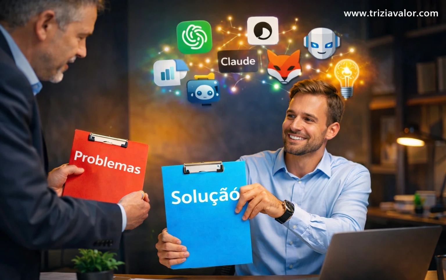 IA para desenvolvimento de competências profissionais no trabalho