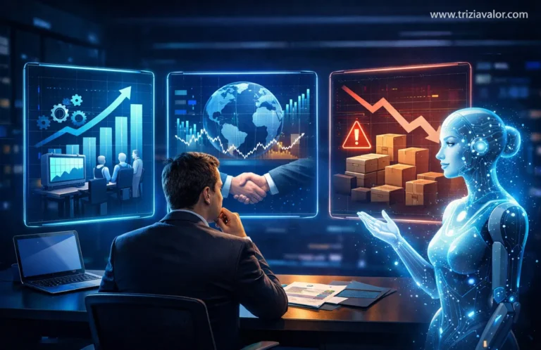 IA para análise de cenários profissionais no trabalho explorando futuros possíveis