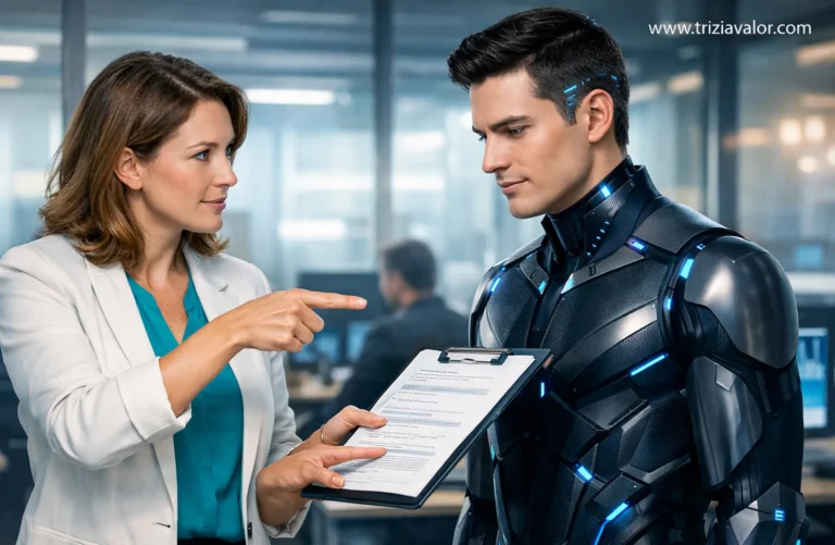 o humano atribuí papel da inteligência artificial na interação profissional