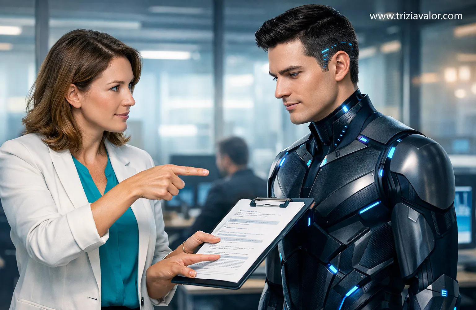 o humano atribuí papel da inteligência artificial na interação profissional