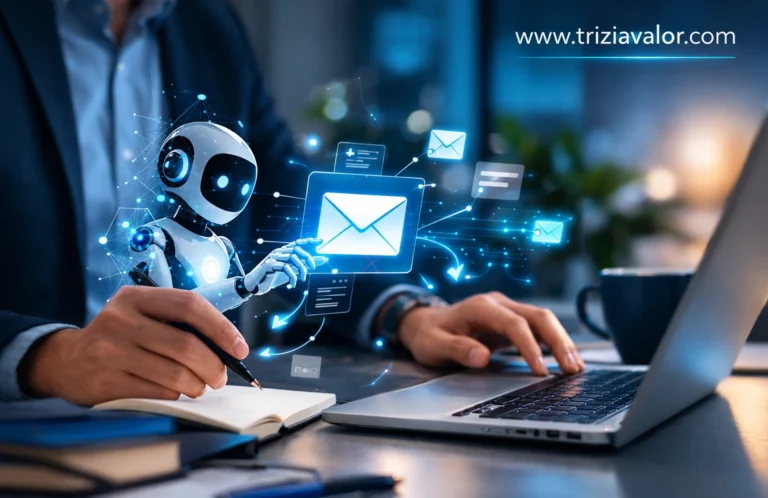 uso de IA para escrever e-mails profissionais no trabalho
