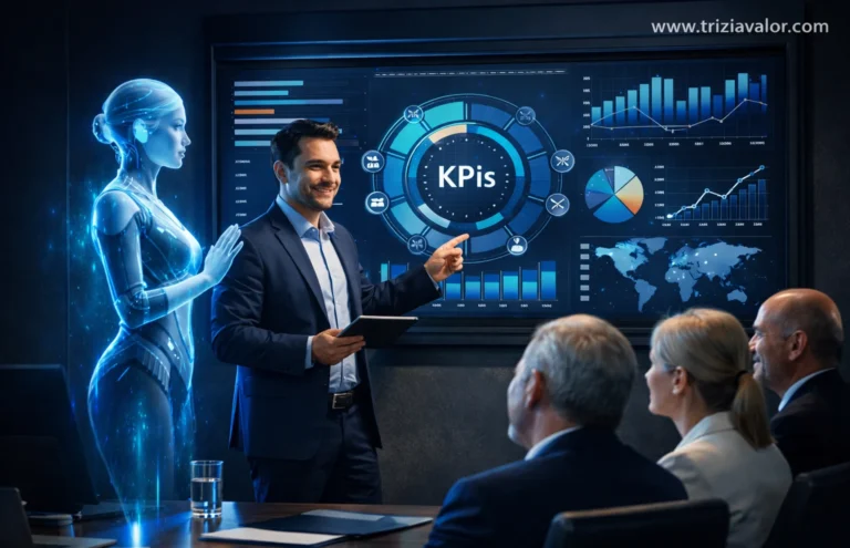 profissional aumentado com IA utilizando inteligência artificial no trabalho